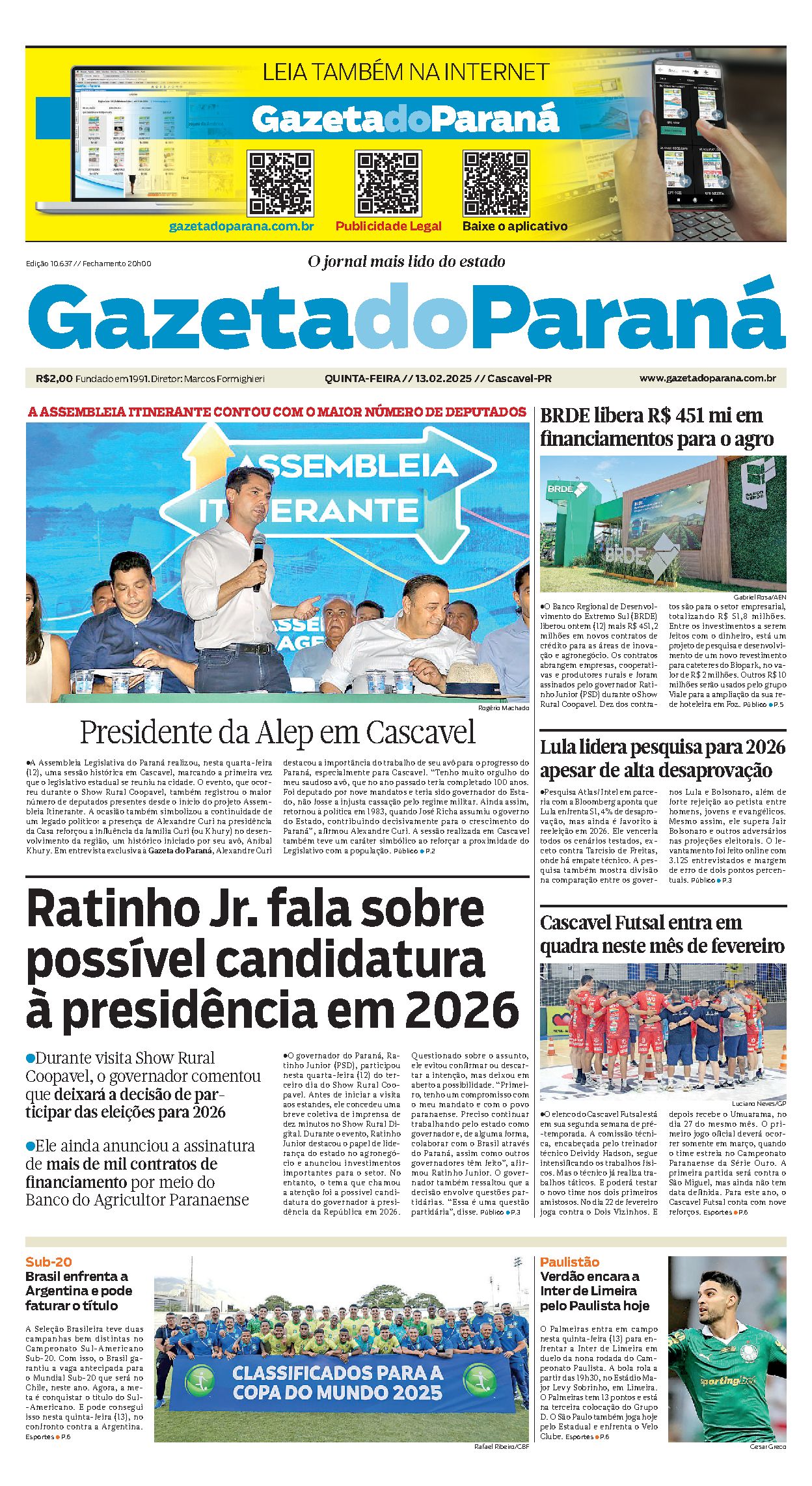Capa da edição 10637