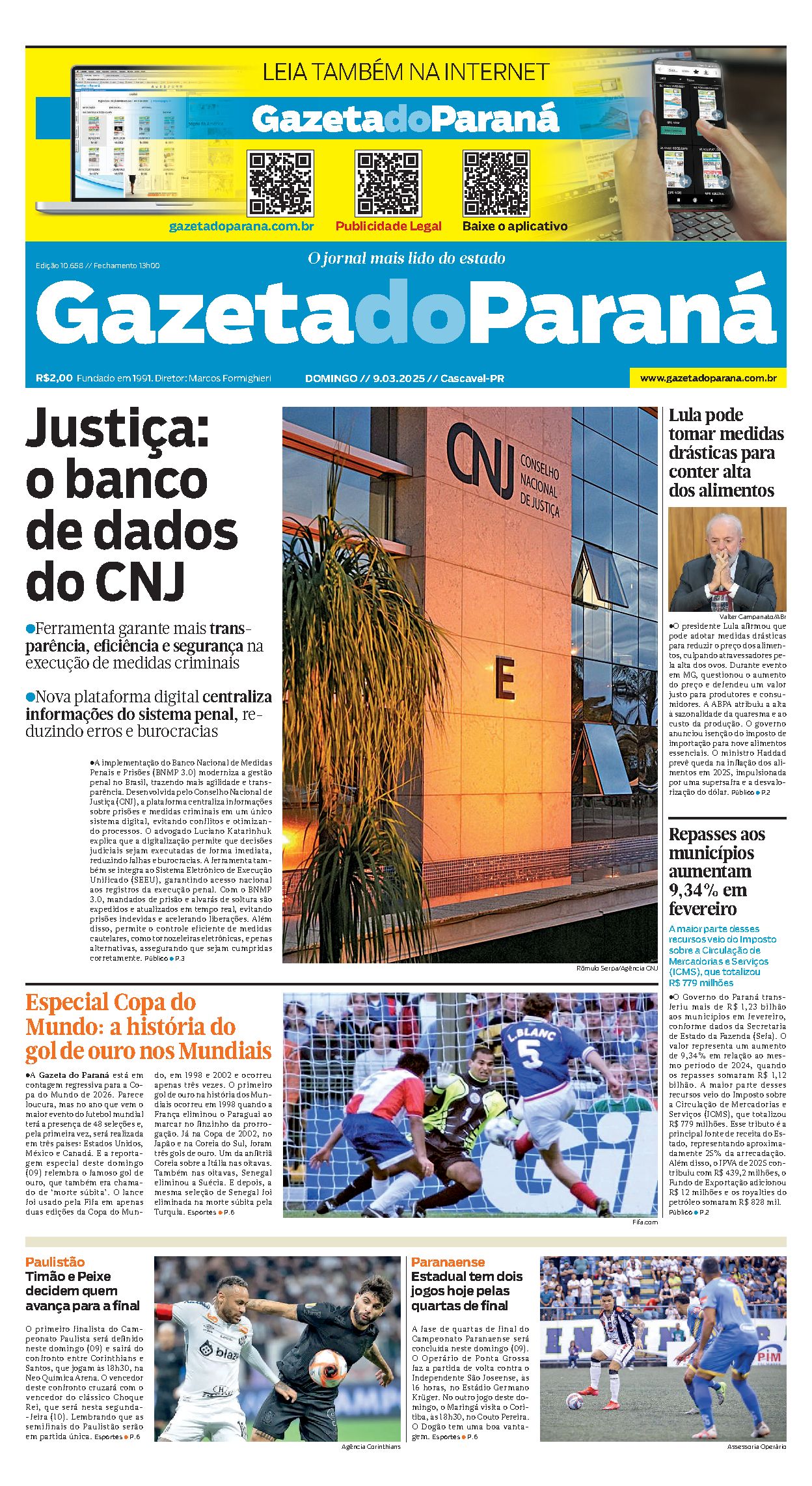 Capa da edição 10658