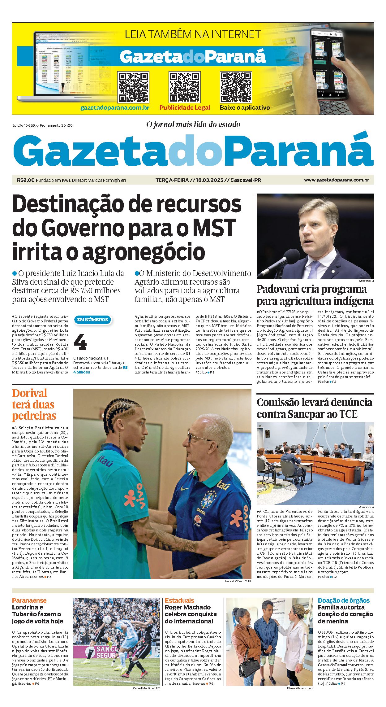 Capa da edição 10665