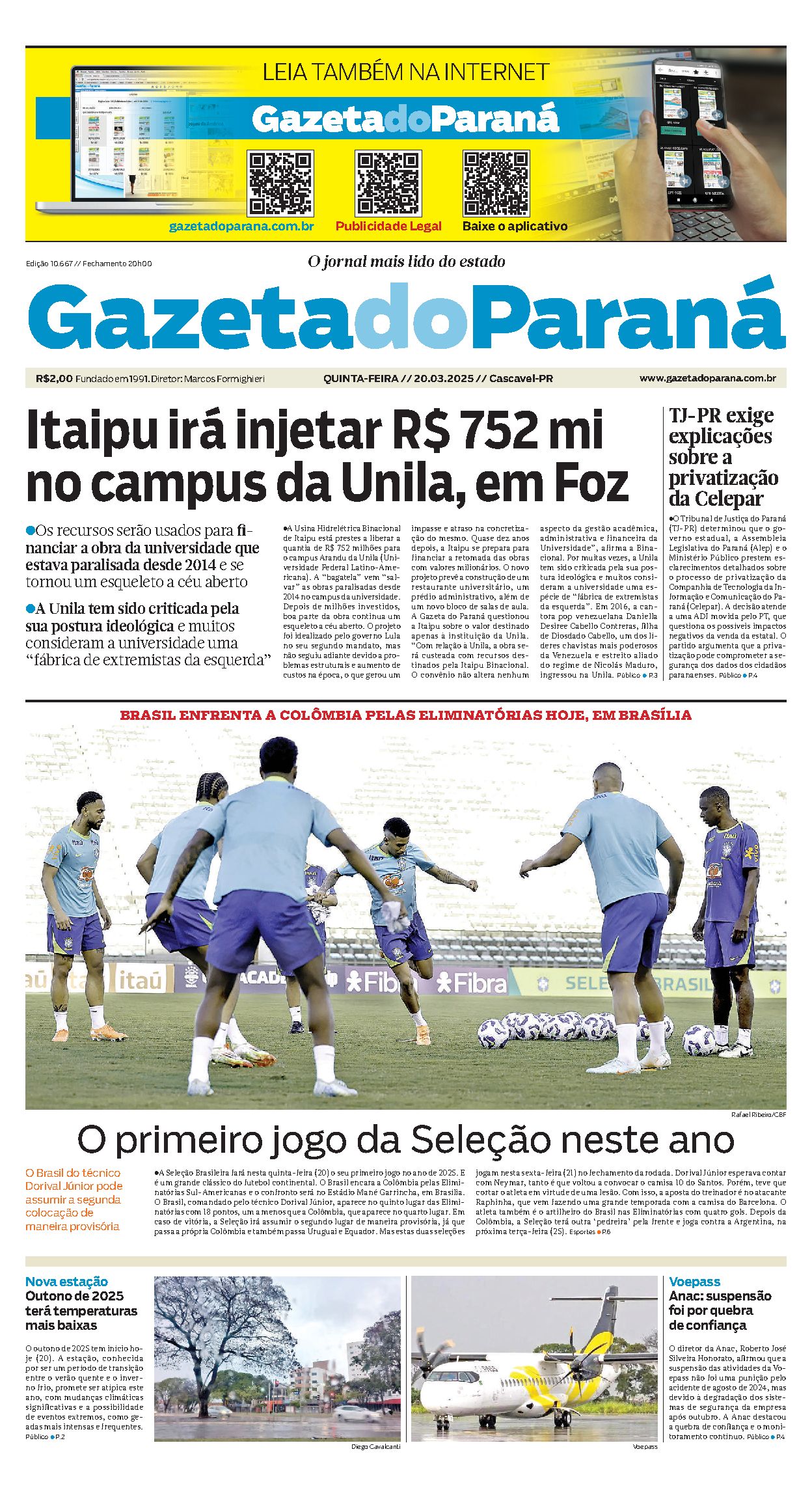 Capa da edição 10667