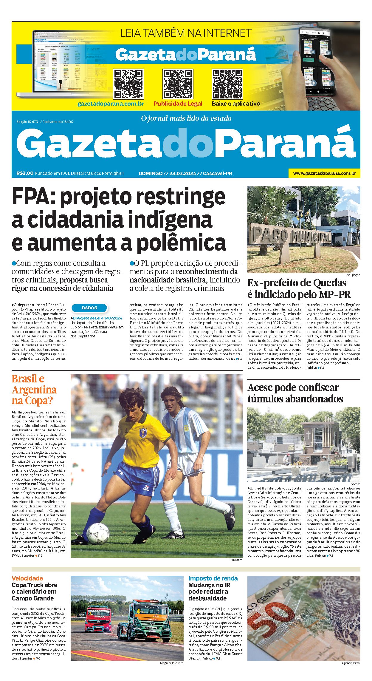 Capa da edição 10670