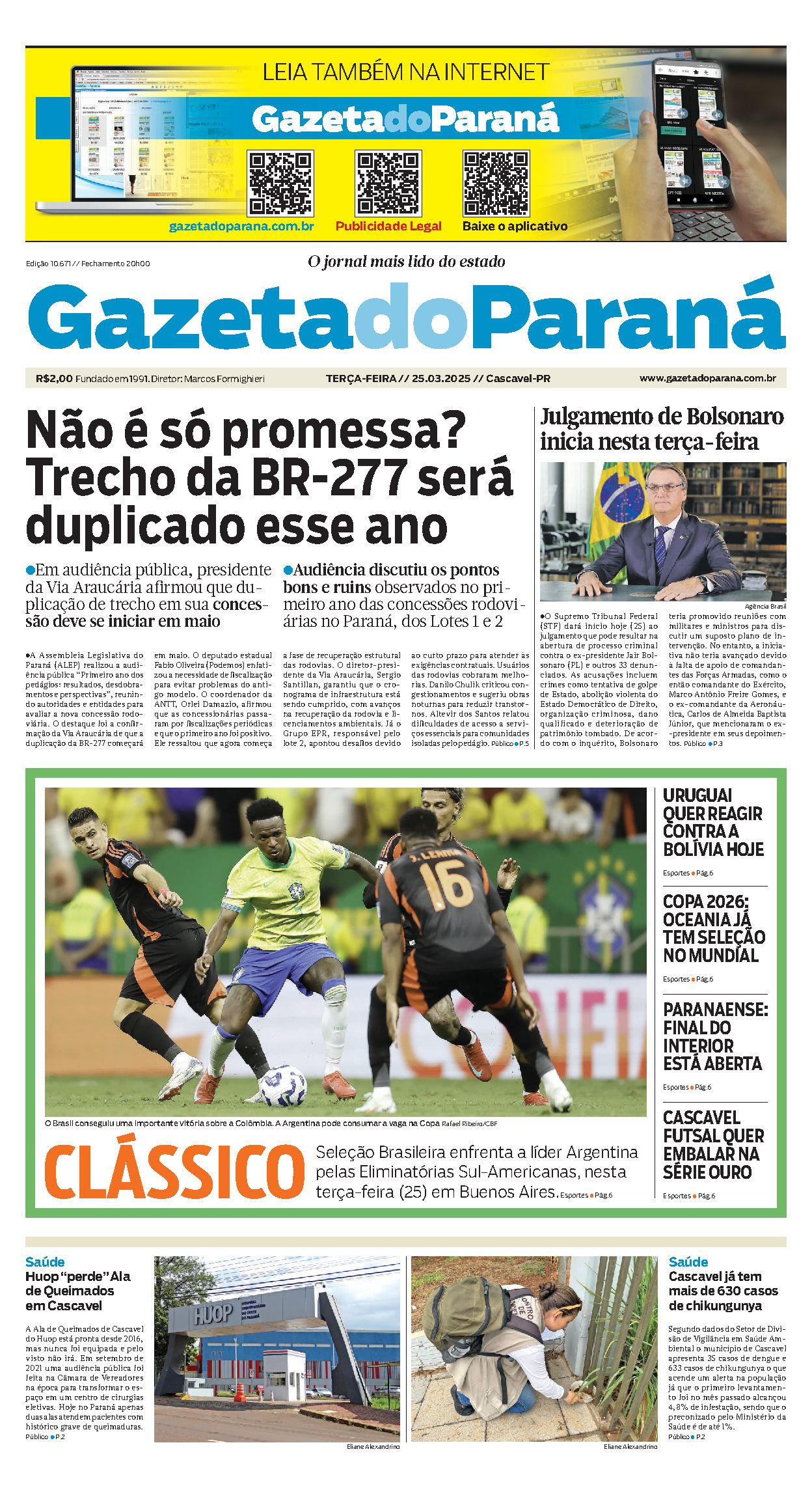 Capa da edição 10671