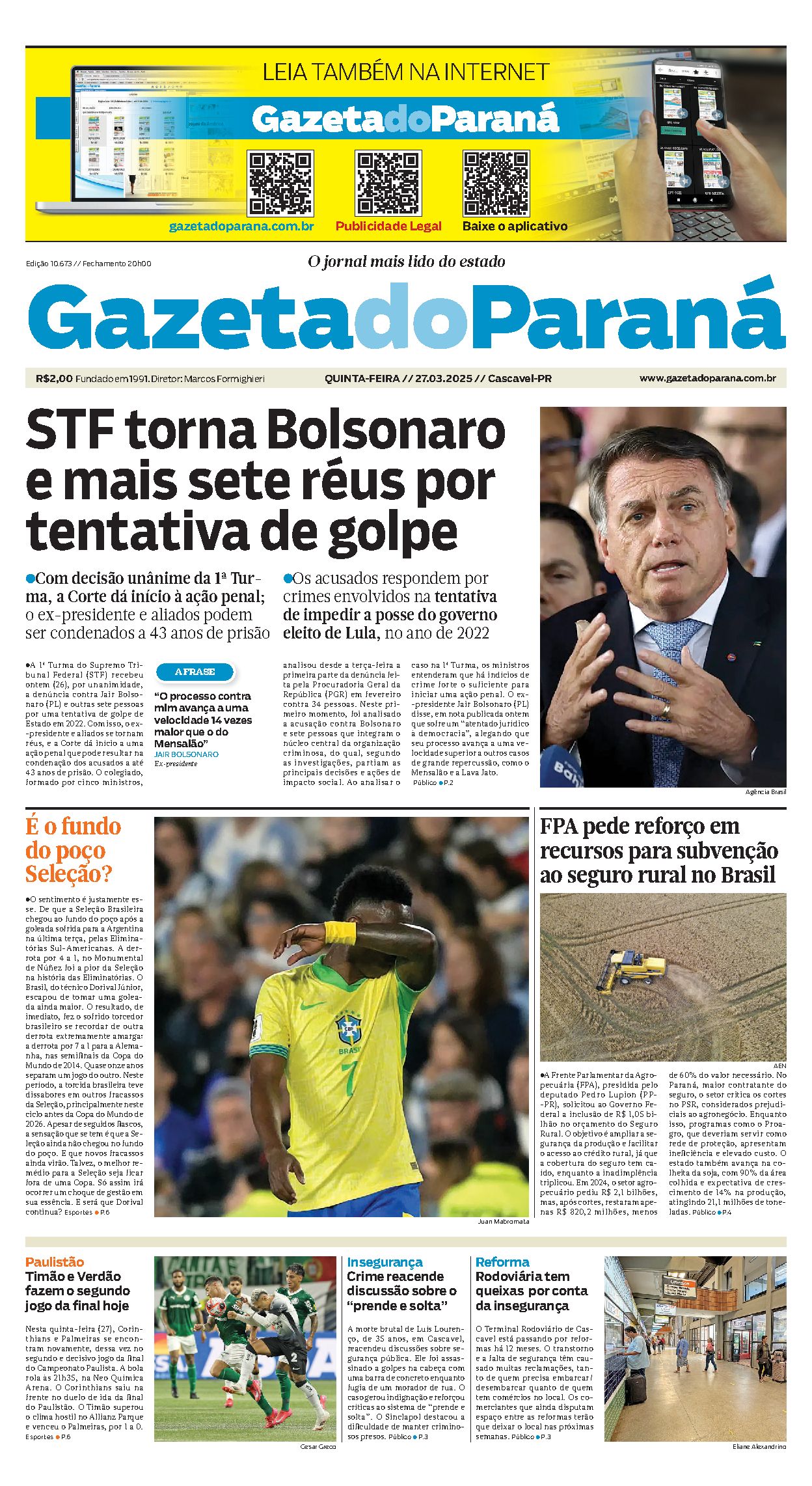 Capa da edição 10673