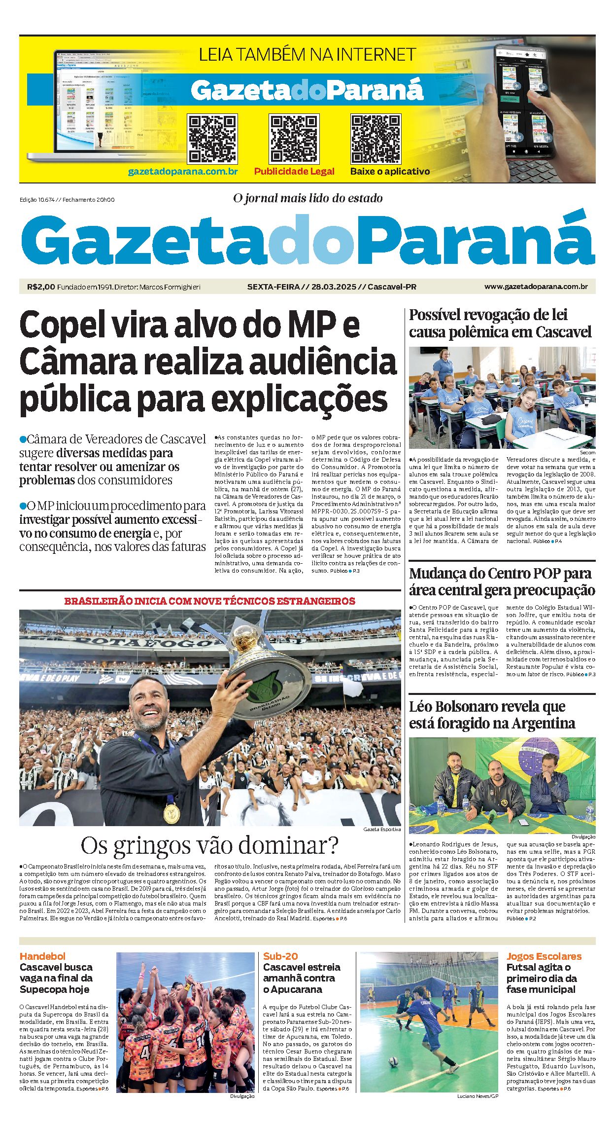 Capa da edição 10674