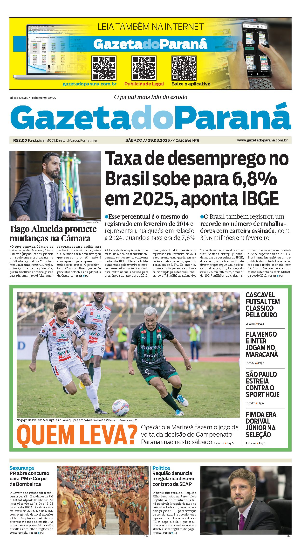 Capa da edição 10675