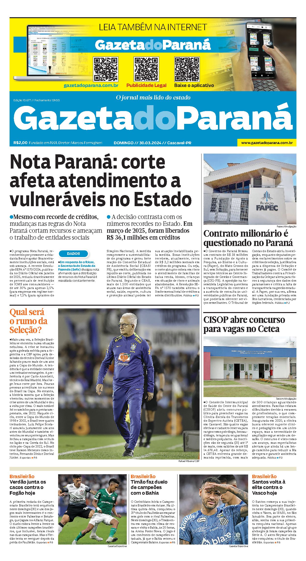 Capa da edição 10677