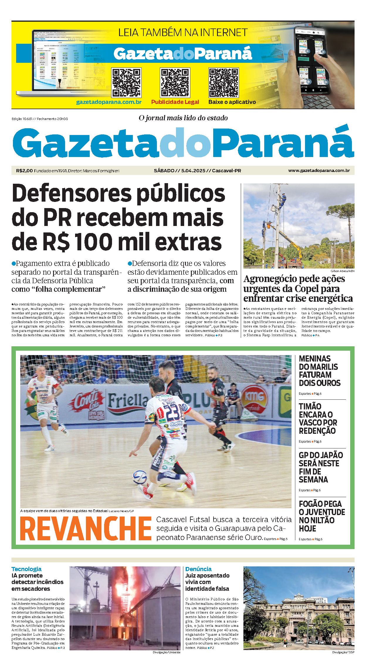 Capa da edição 10681