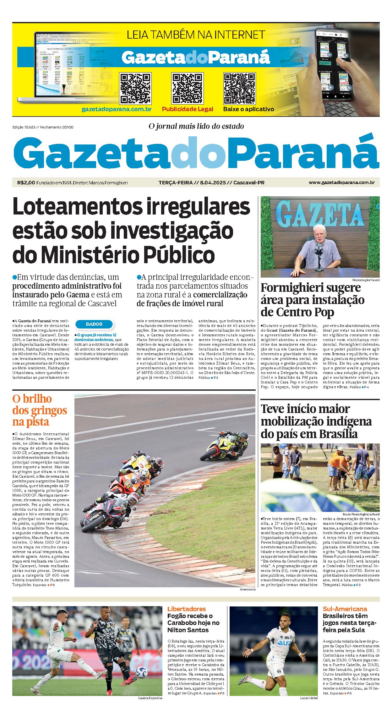 Capa da edição 10683