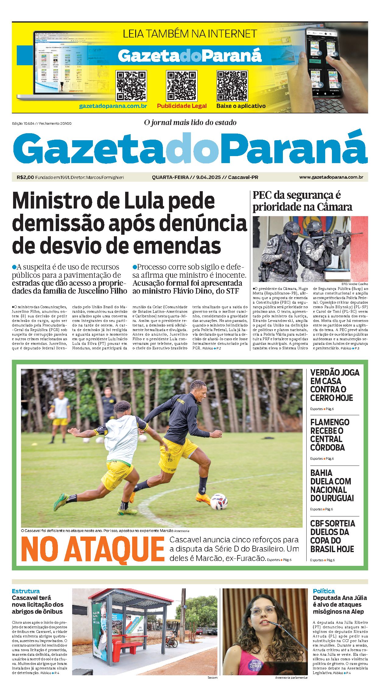 Capa da edição 10684