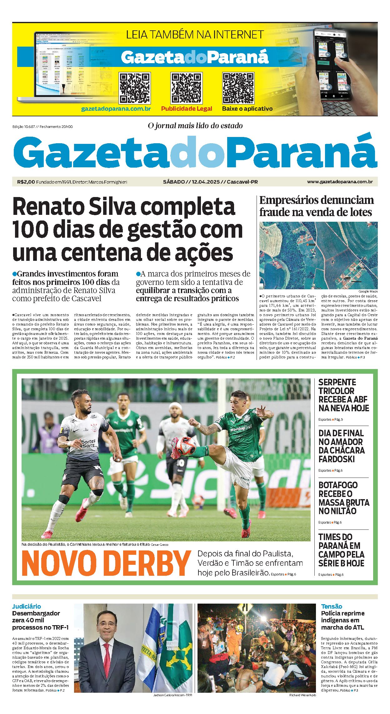 Capa da edição 10687