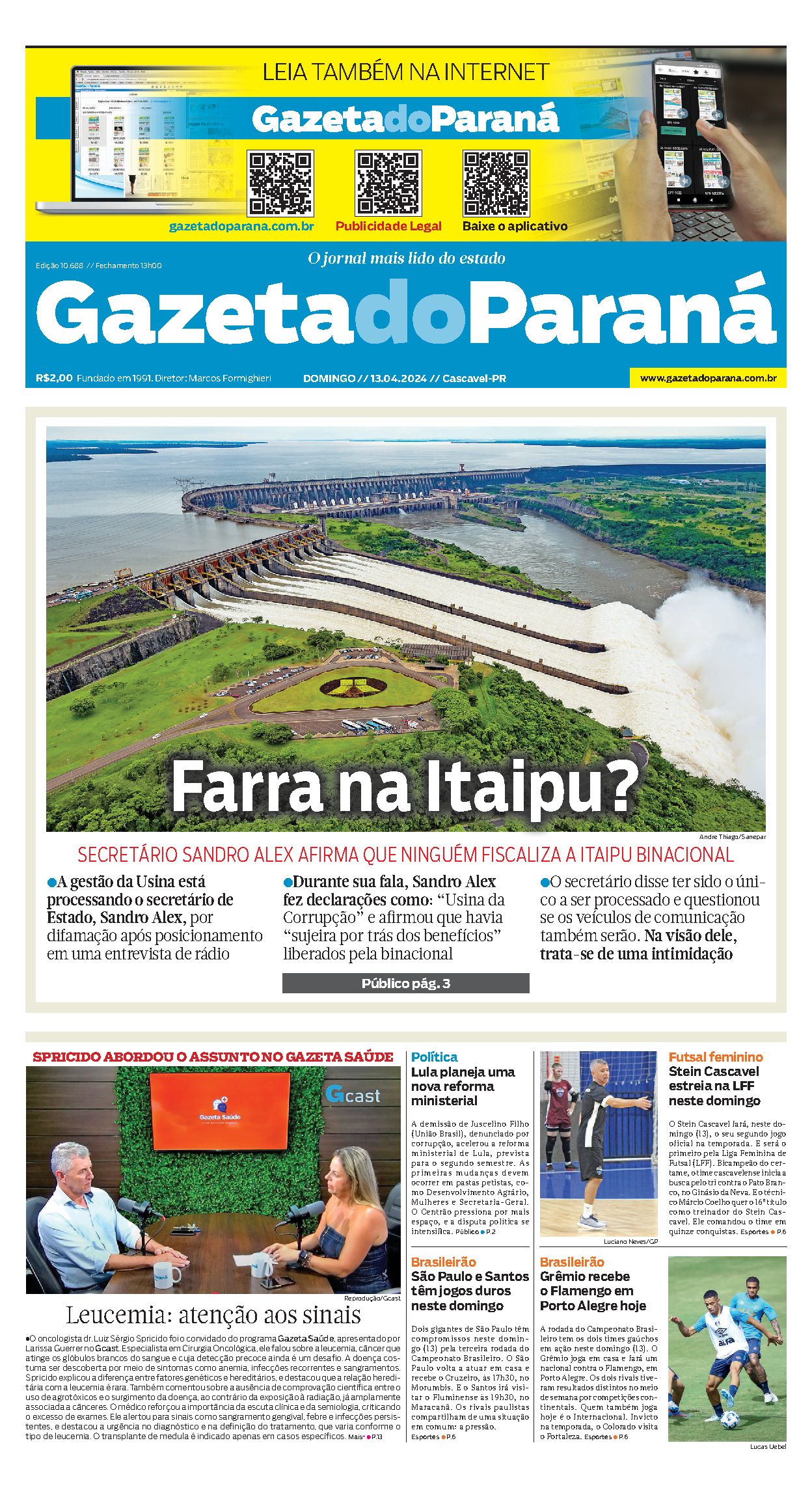 Capa da edição 10688