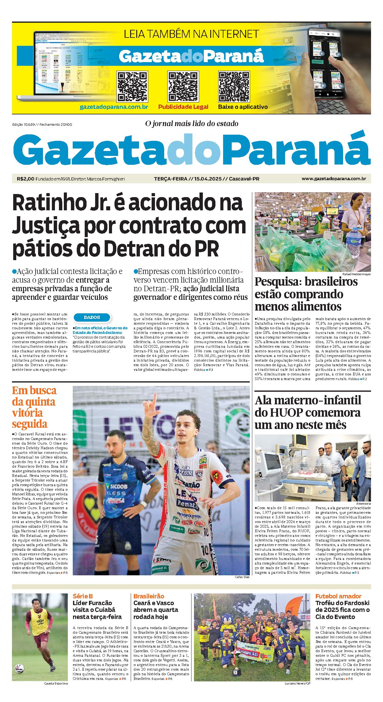 Capa da edição 10689