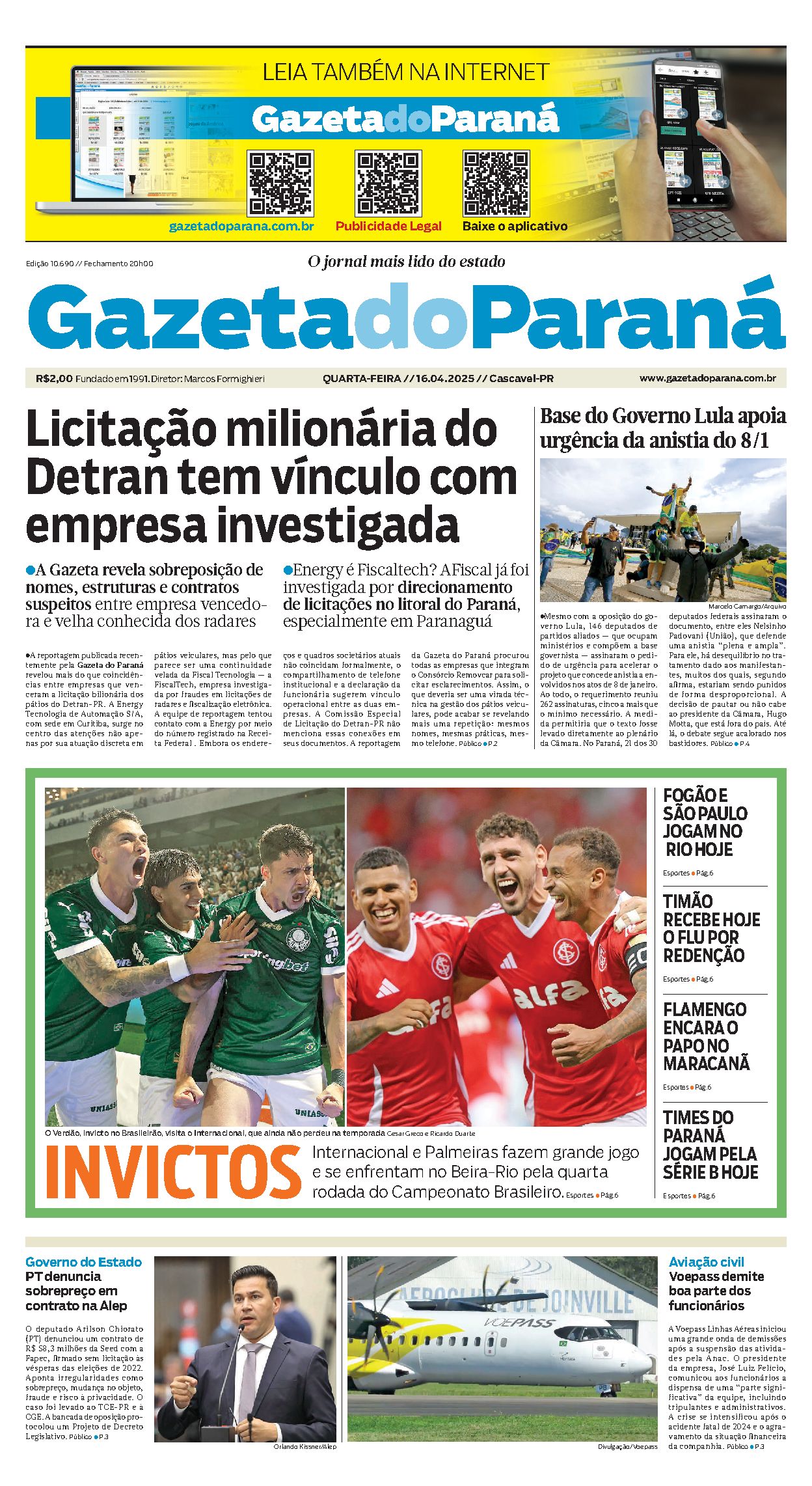 Capa da edição 10690