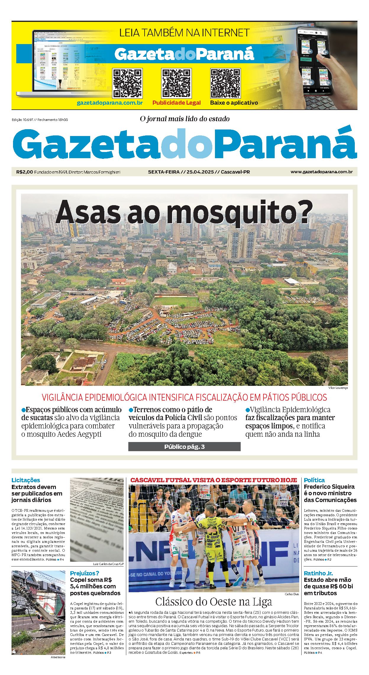 Capa da edição 10697