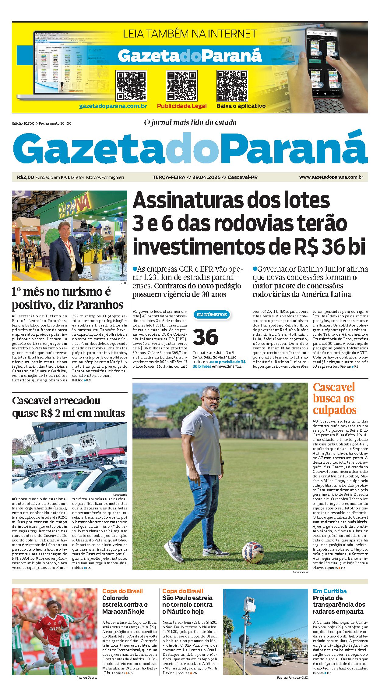Capa da edição 10700