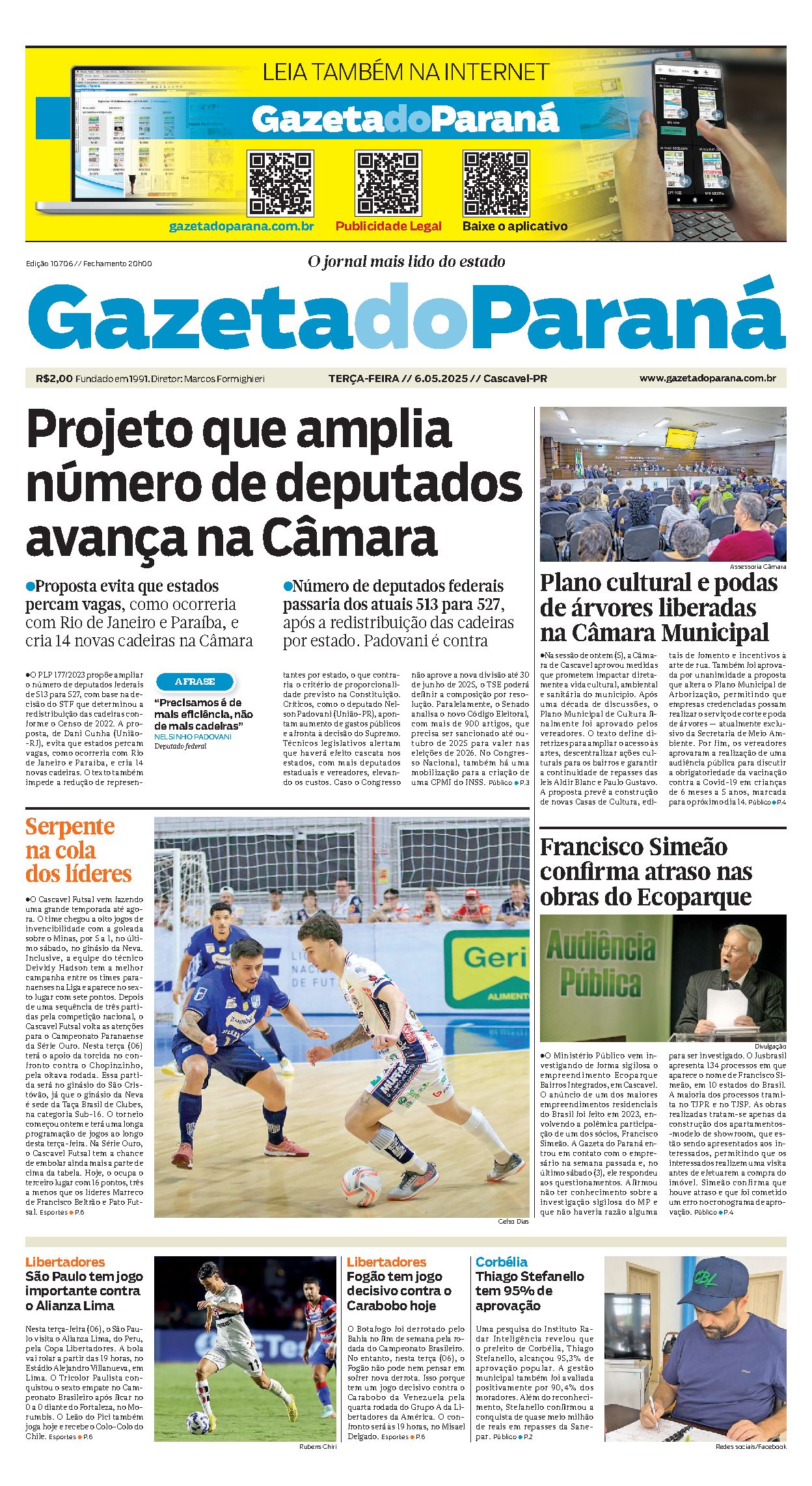 Capa da edição 10706