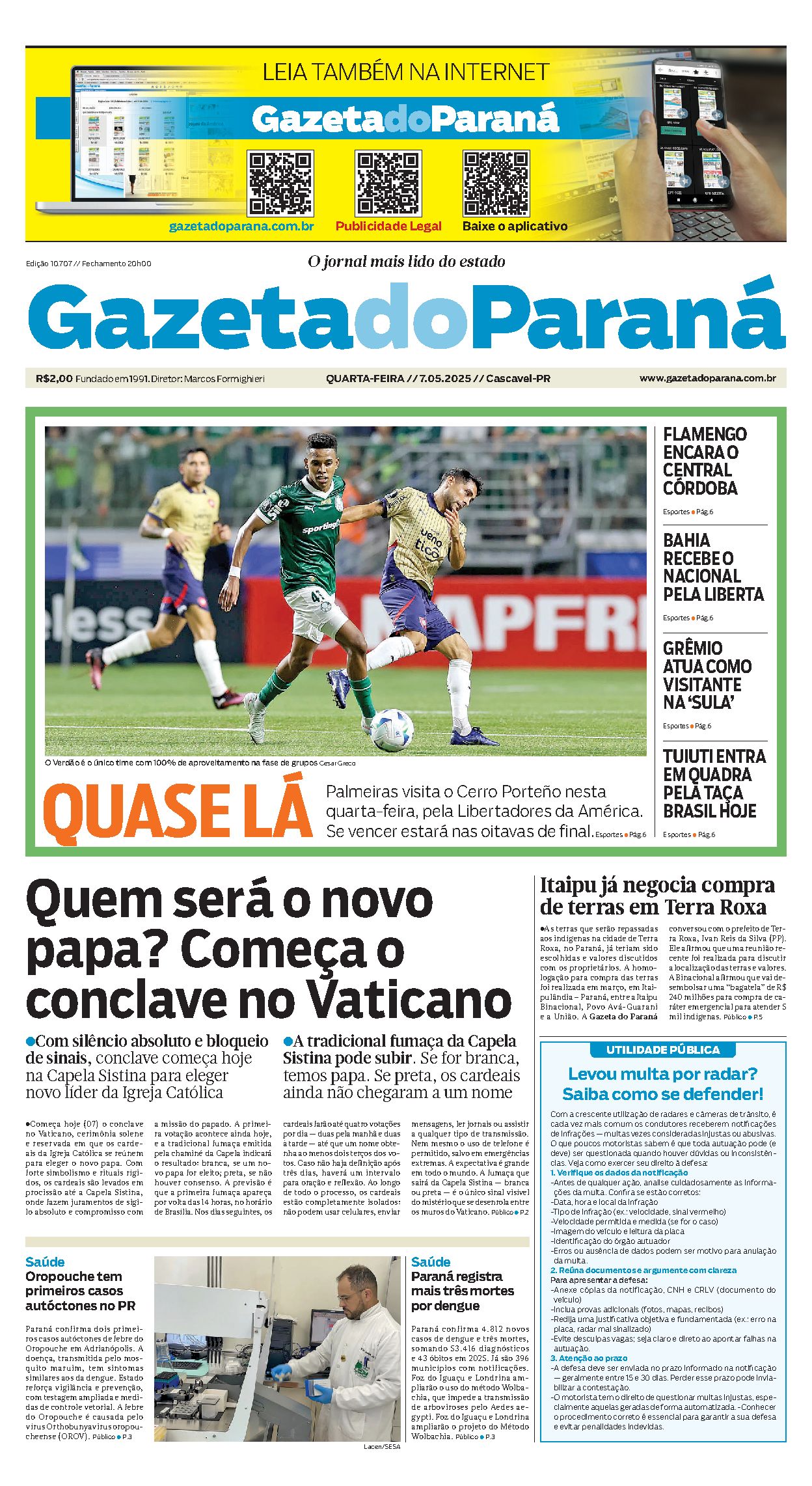 Capa da edição 10707