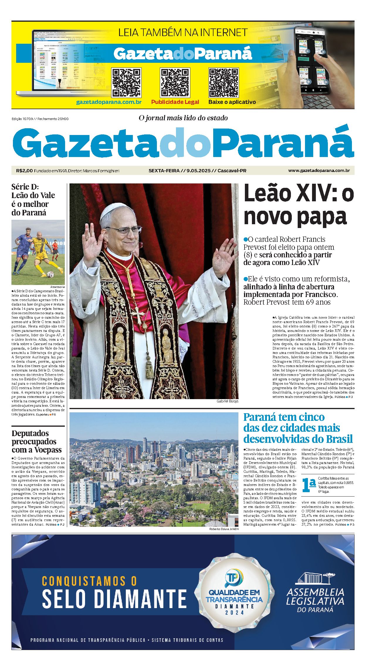 Capa da edição 10709