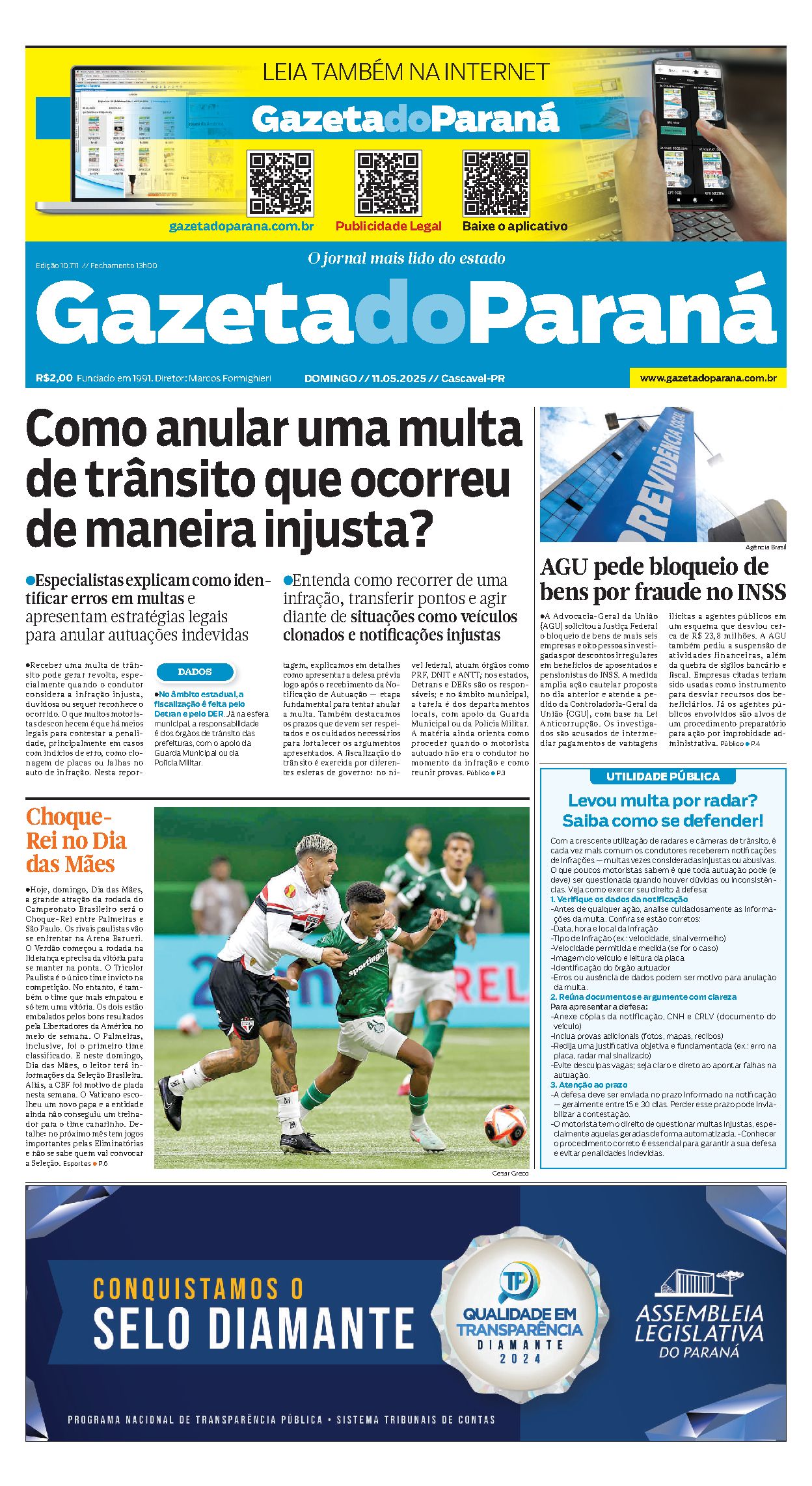 Capa da edição 10711