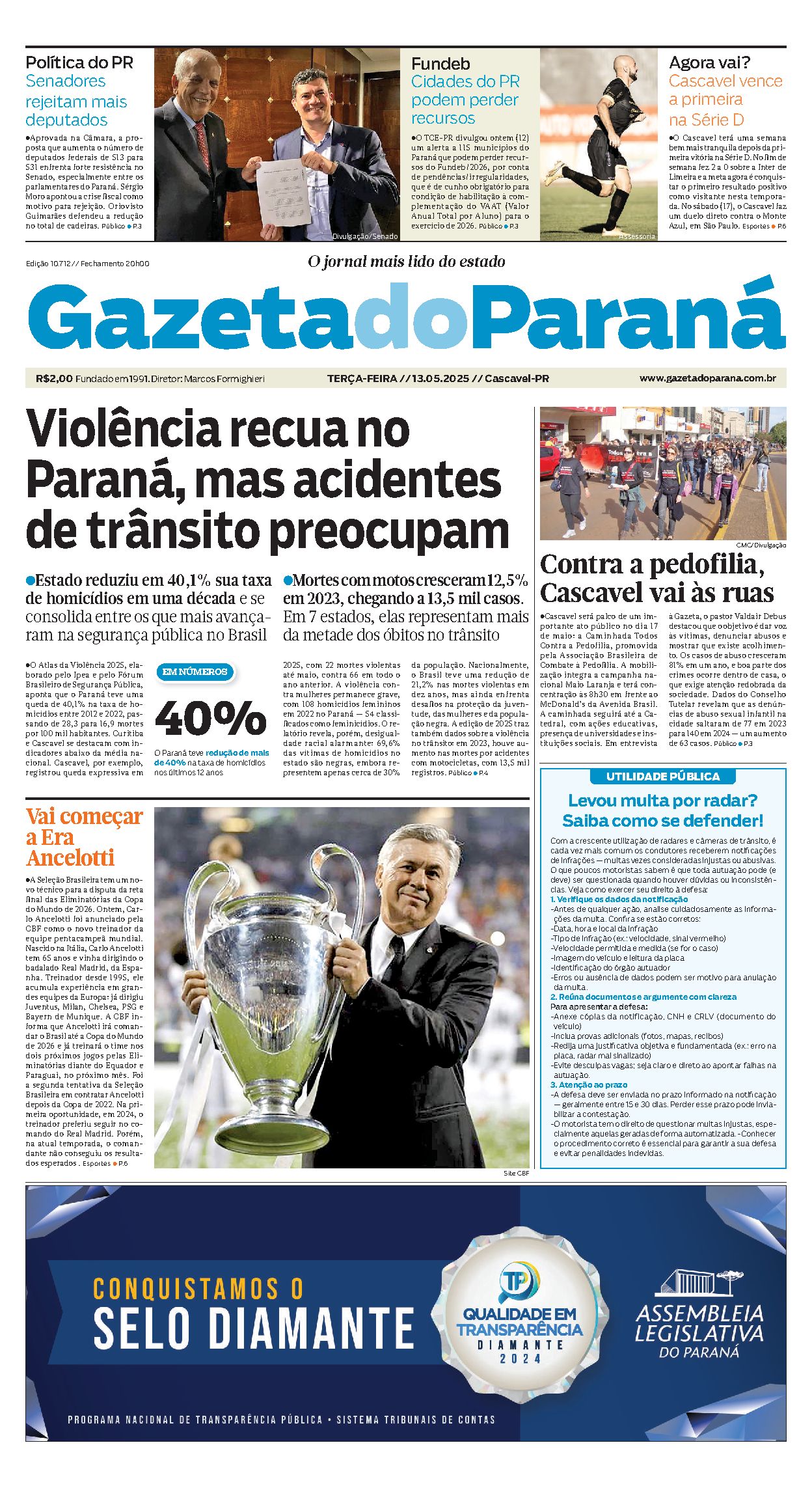 Capa da edição 10712