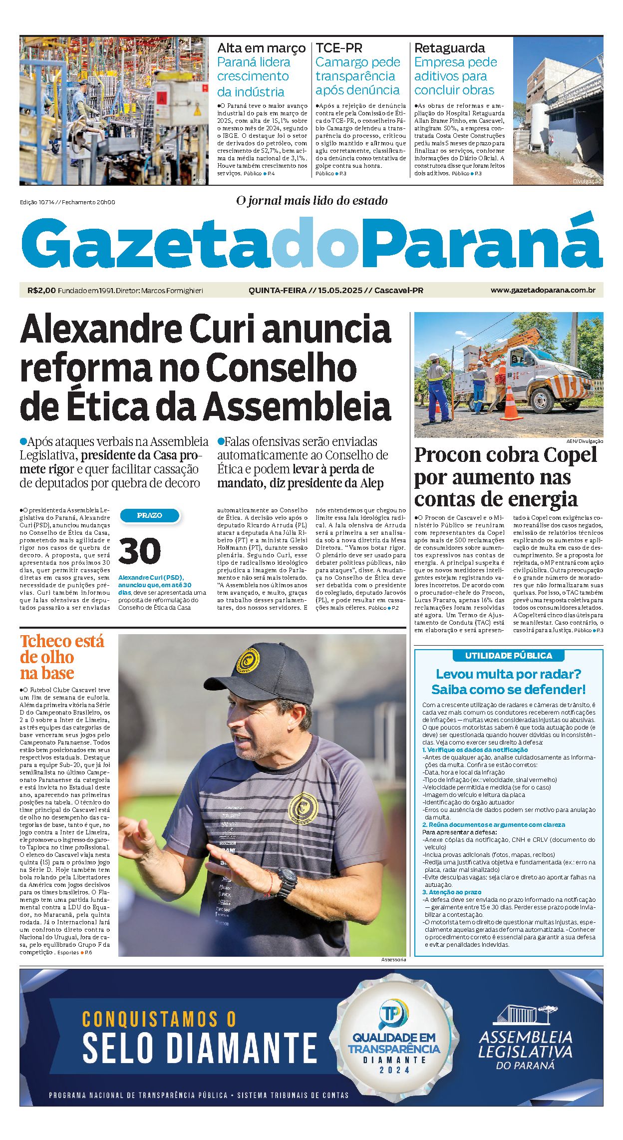 Capa da edição 10714