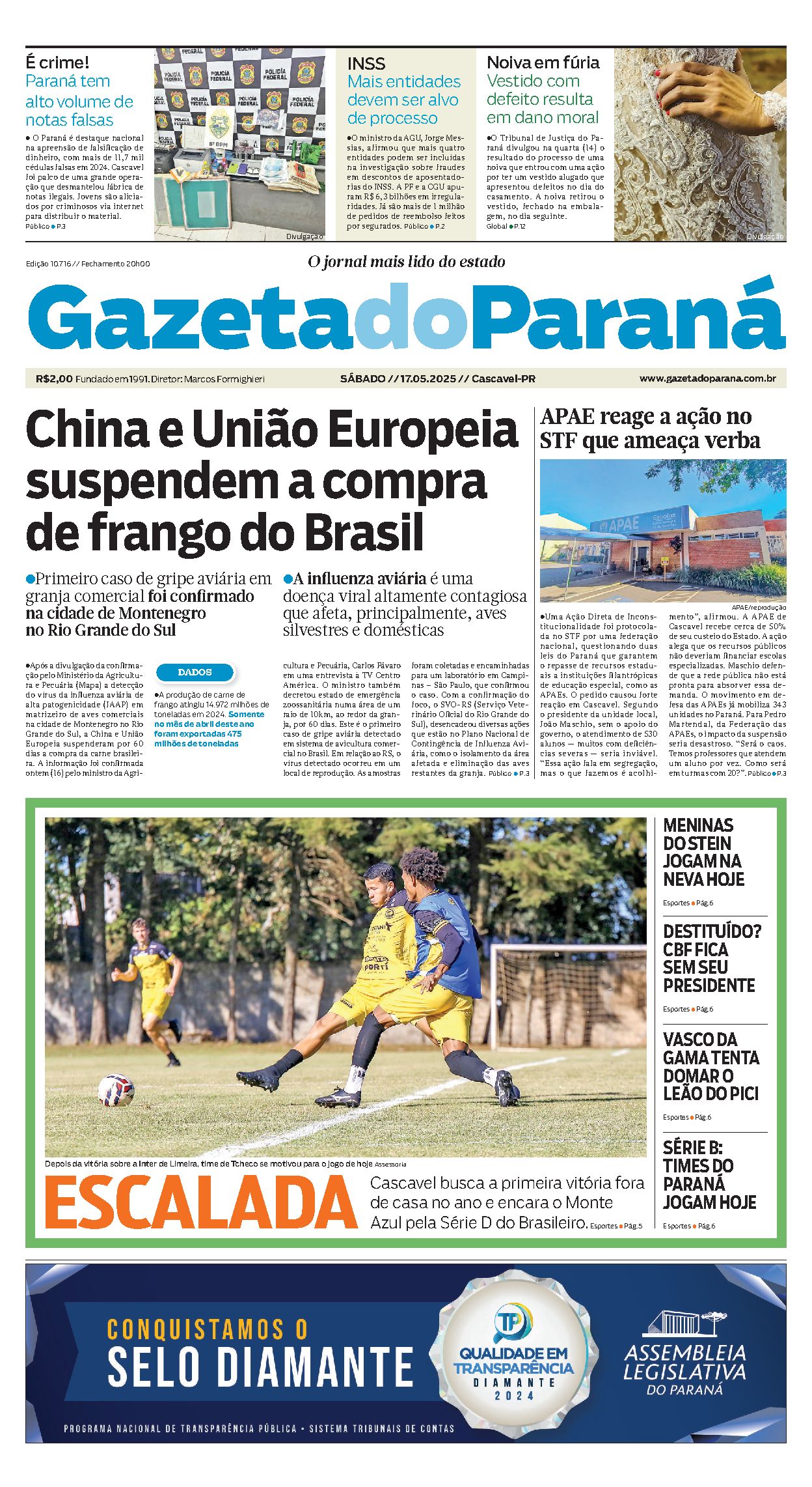 Capa da edição 10716