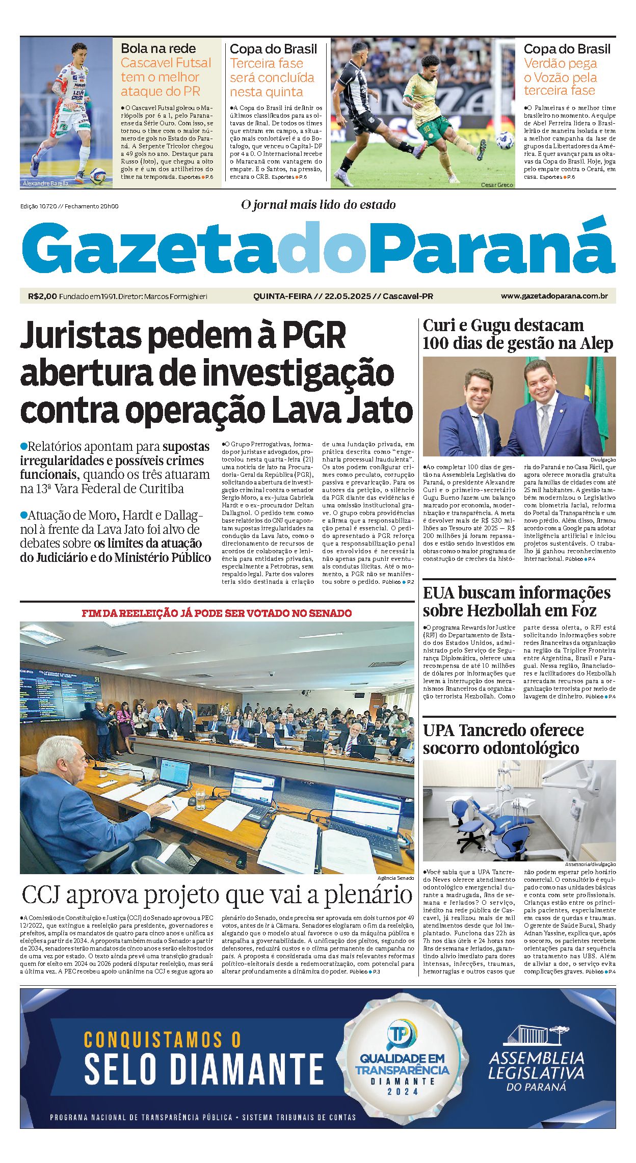 Capa da edição 10720