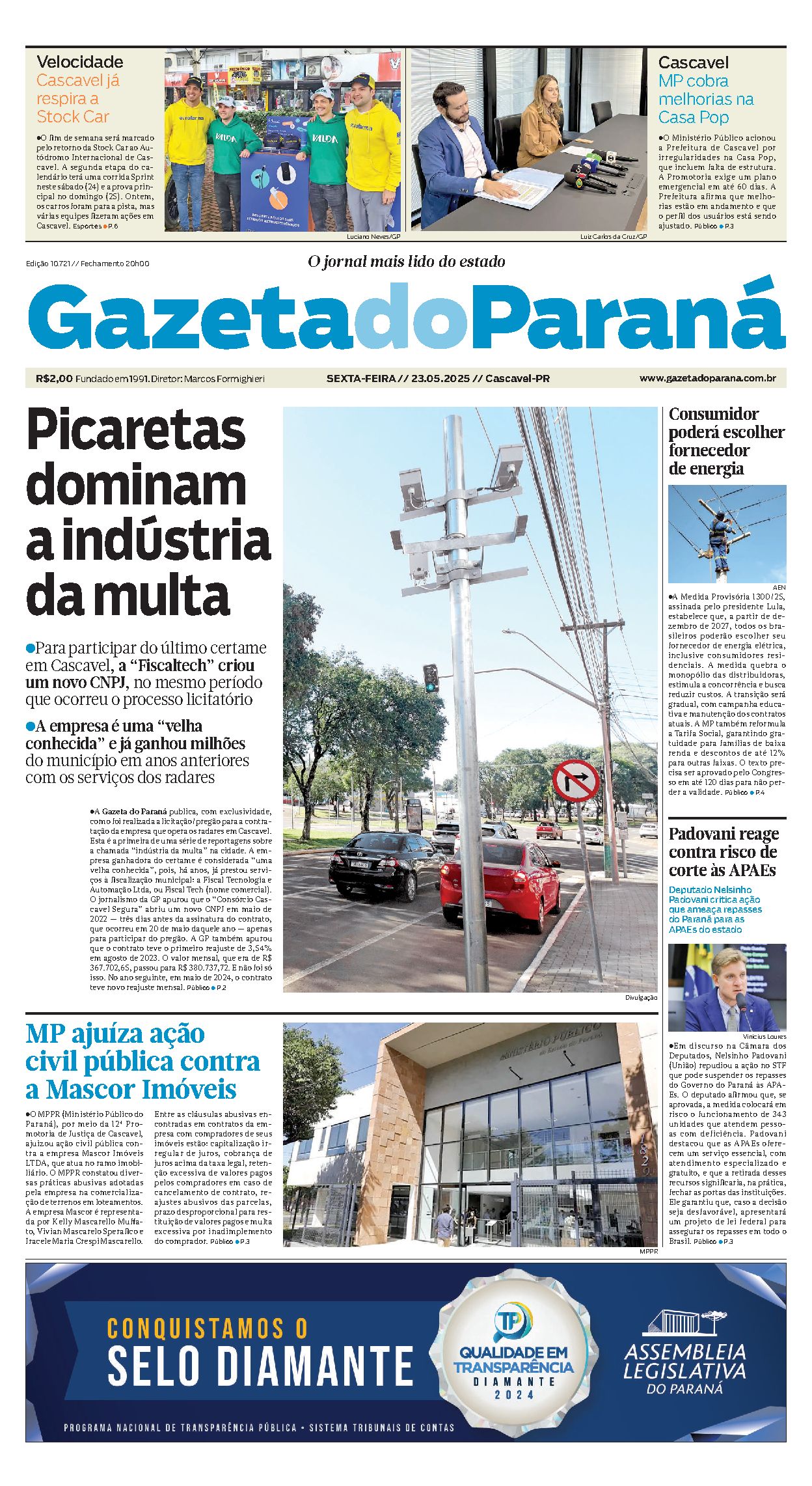 Capa da edição 10721