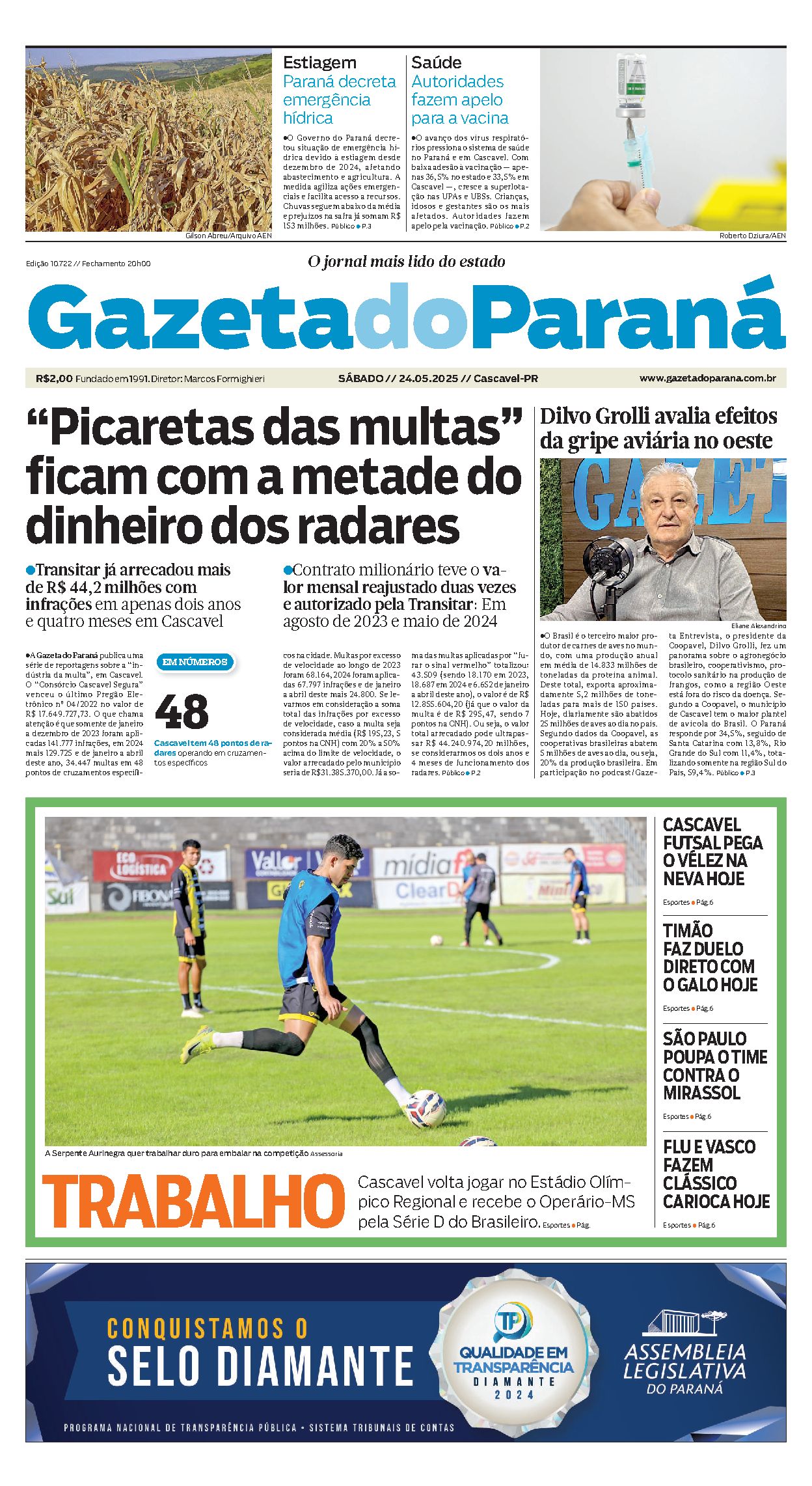 Capa da edição 10722