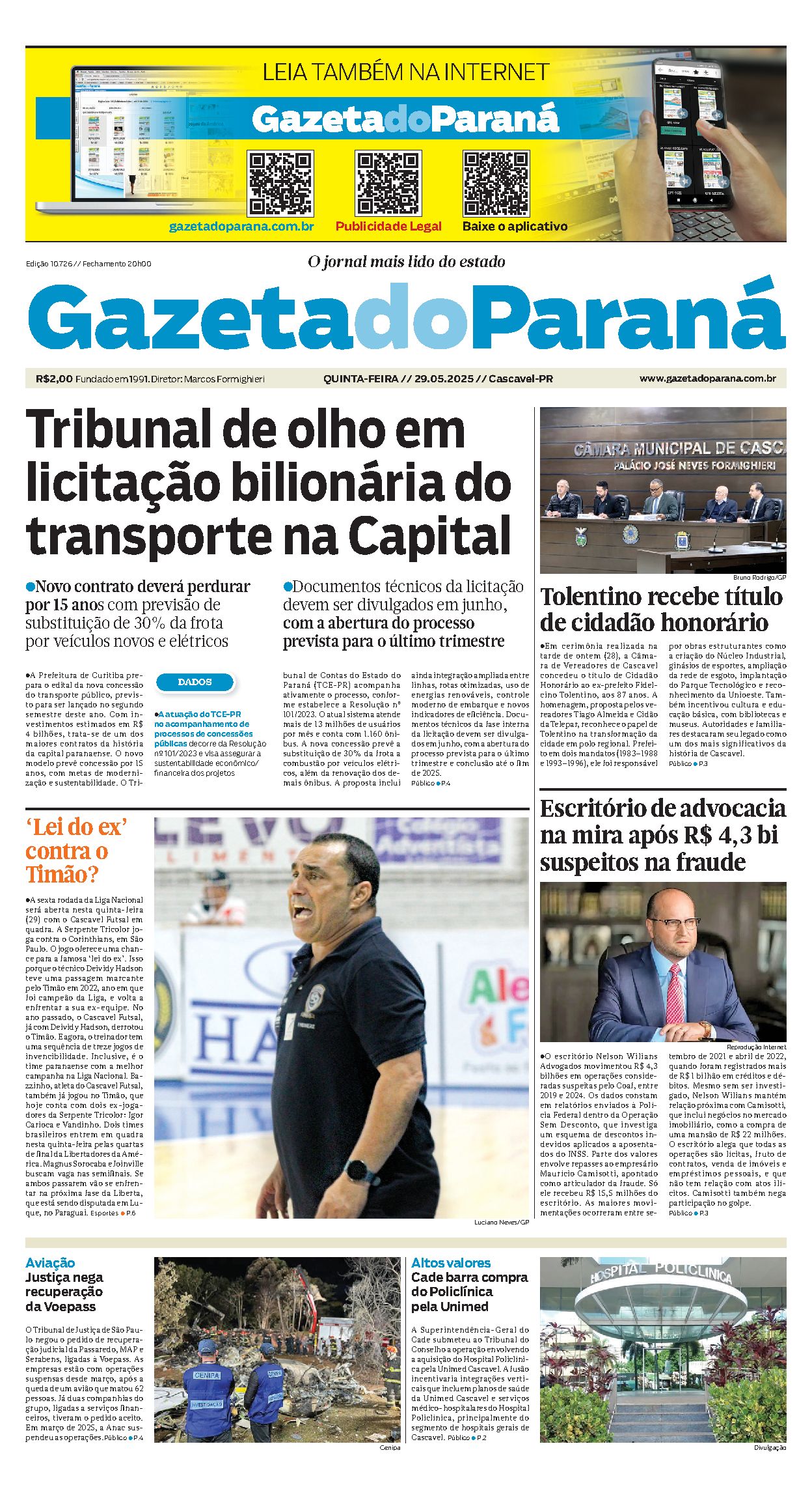 Capa da edição 10726