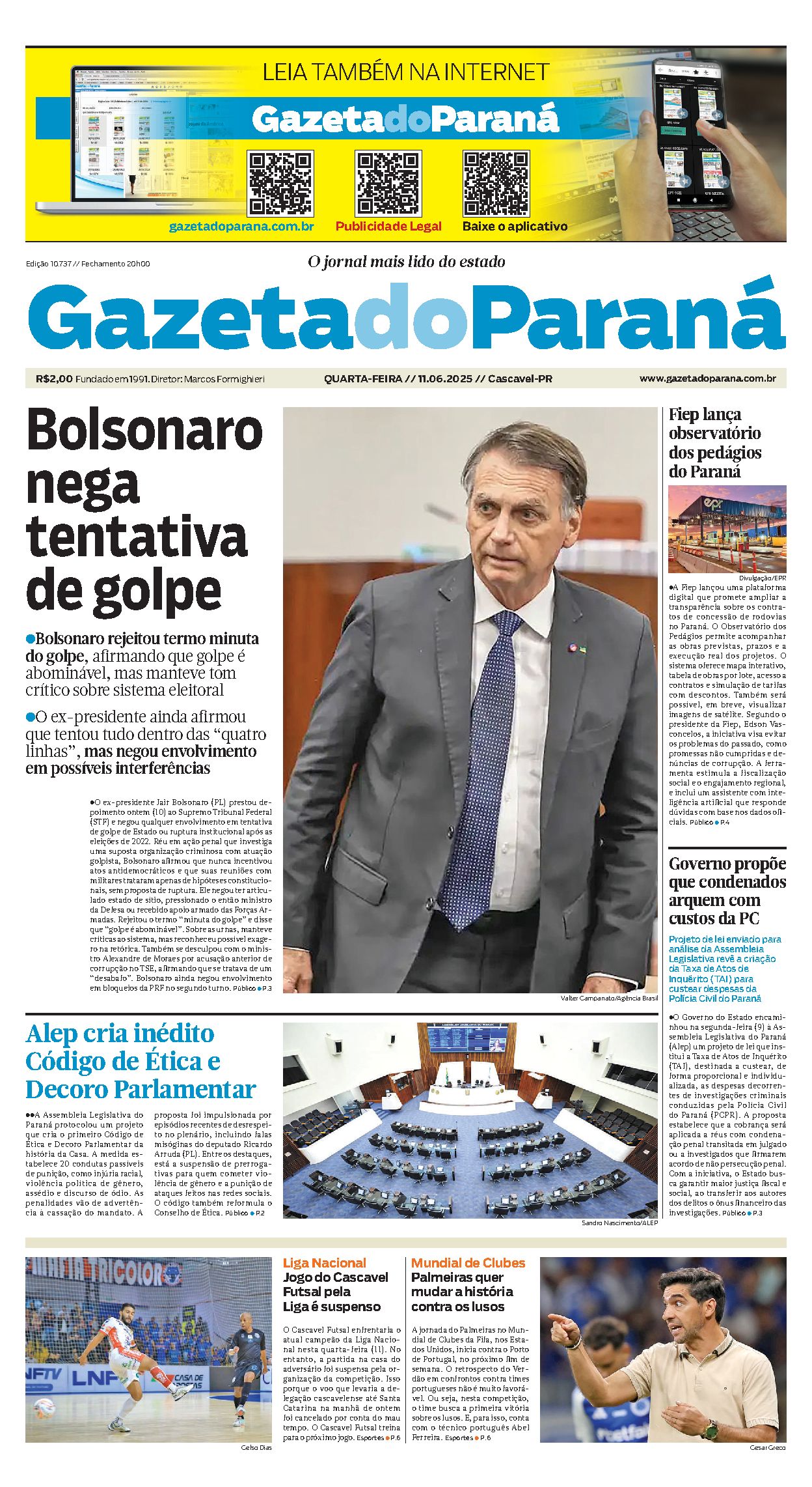 Capa da edição 10737