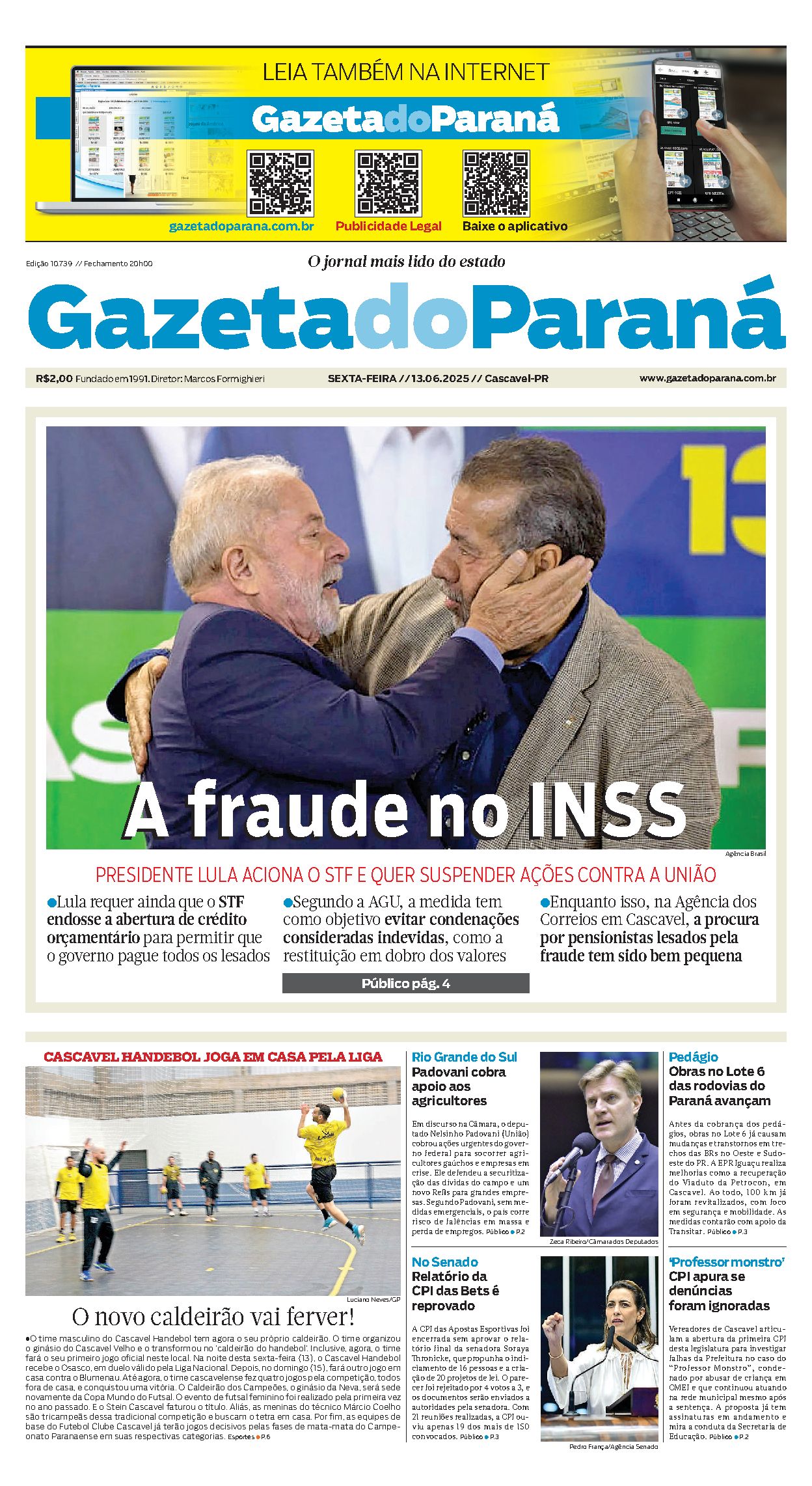 Capa da edição 10739