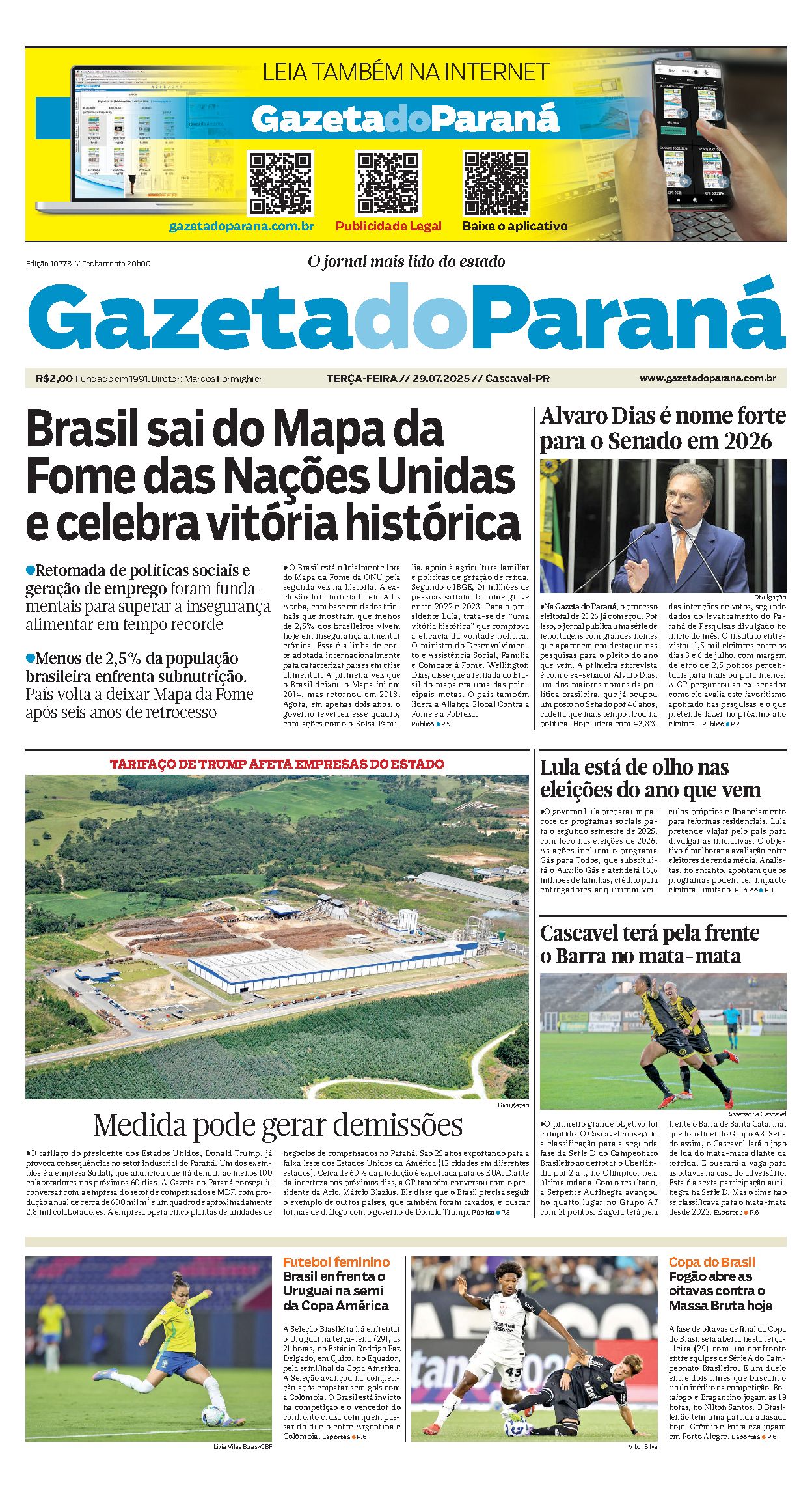 Capa da edição 10778
